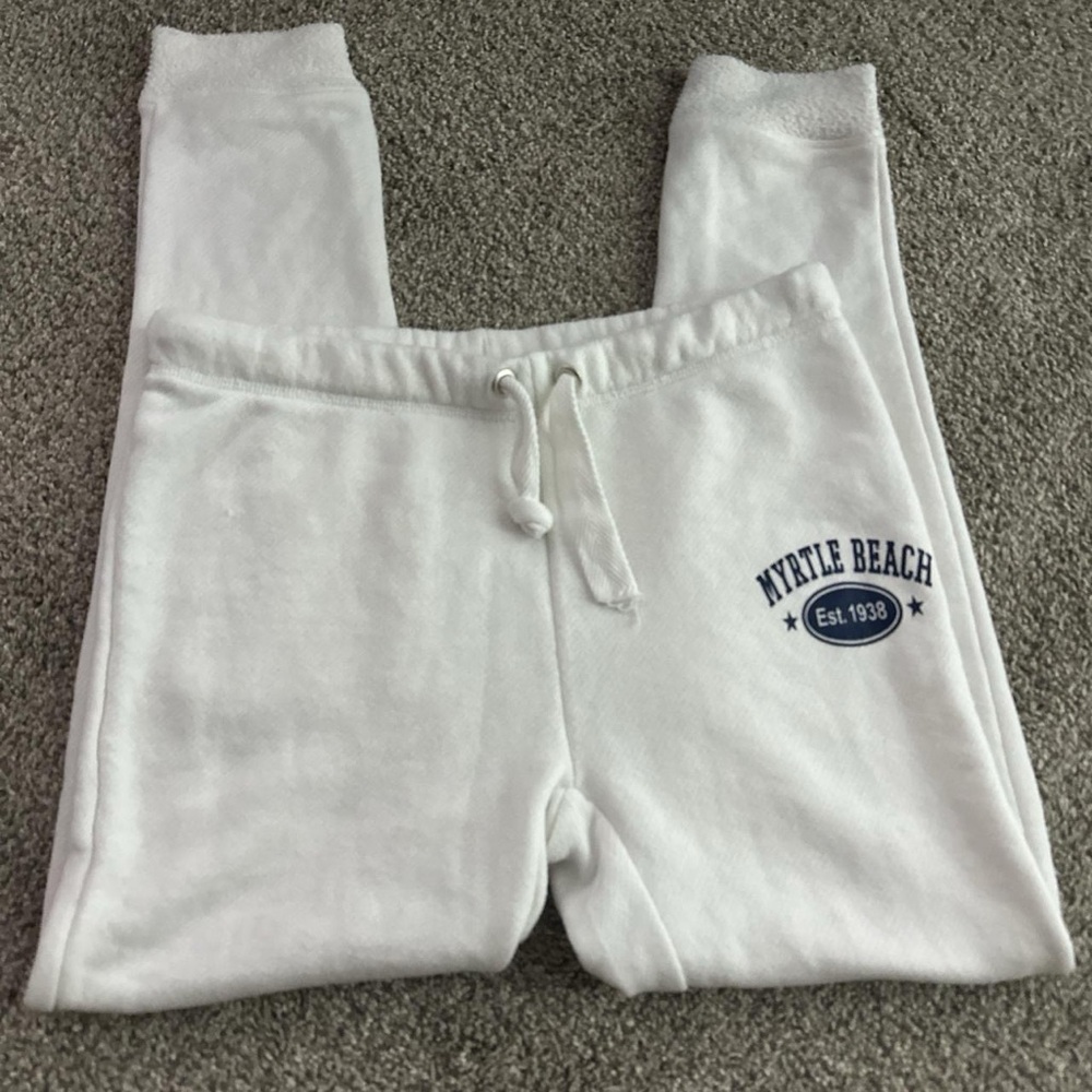 White sweatpants